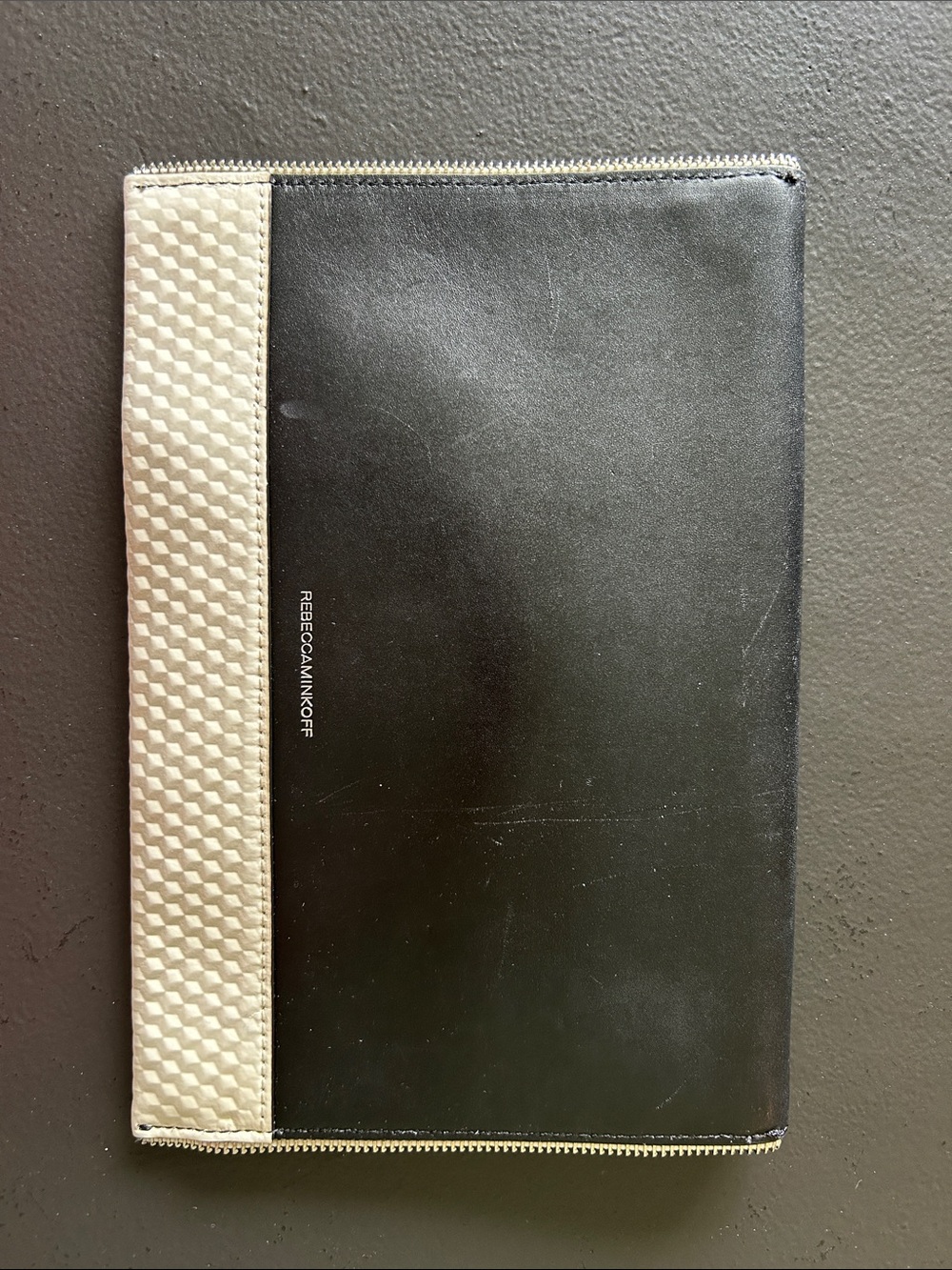 Rebecca Minkoff Two-Tone Black and White Envelope Clutch - Picture 2 of 5
